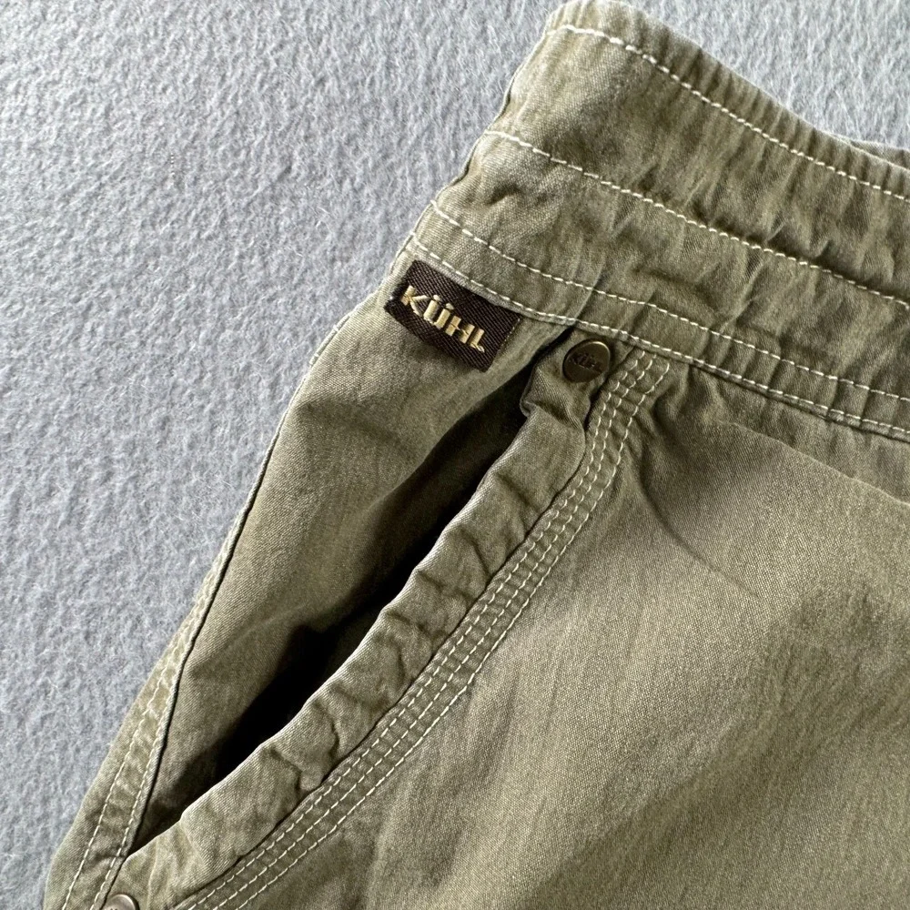 Kuhl Shorts Mens 40 Beige Cargo Cotton Nylon Blend Outdoor Work Hiking Camping - Picture 3 of 16